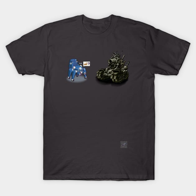 Metal Slug vs Tachikoma T-Shirt by vgta99